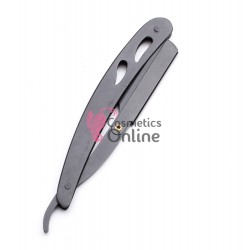 Brici metalic pentru tuns sau barbierit cu lama clasica Negru BRC07